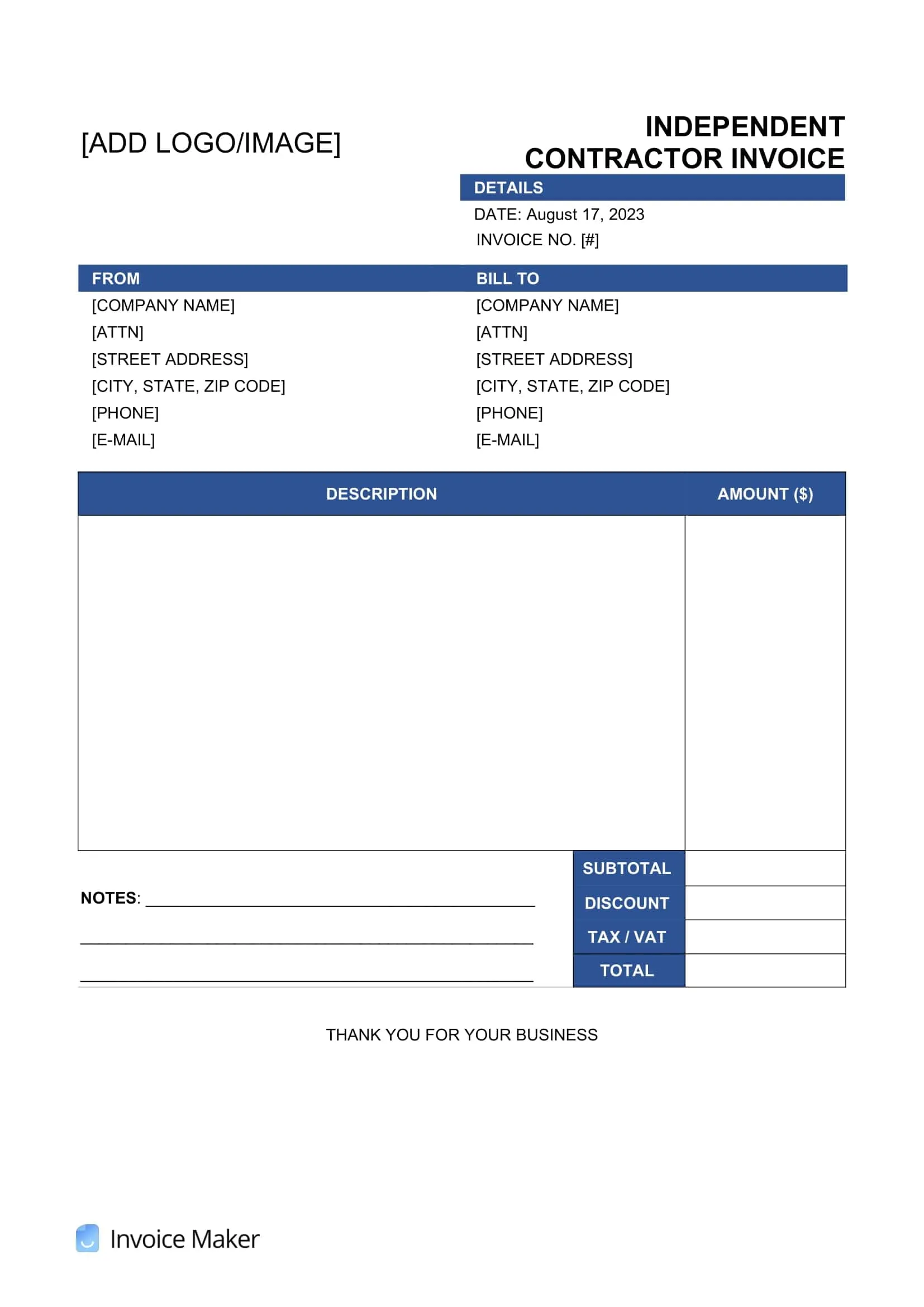 1099 employee invoice template 1099 employee invoice template