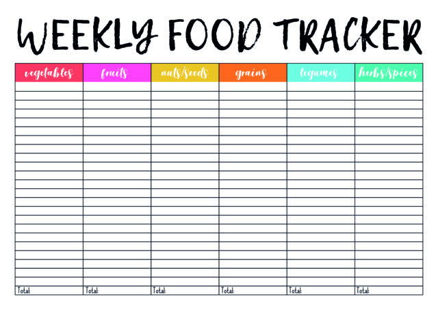 7 day menu template 7 day menu template