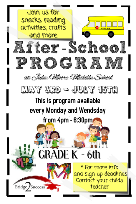 After School Schedule Template