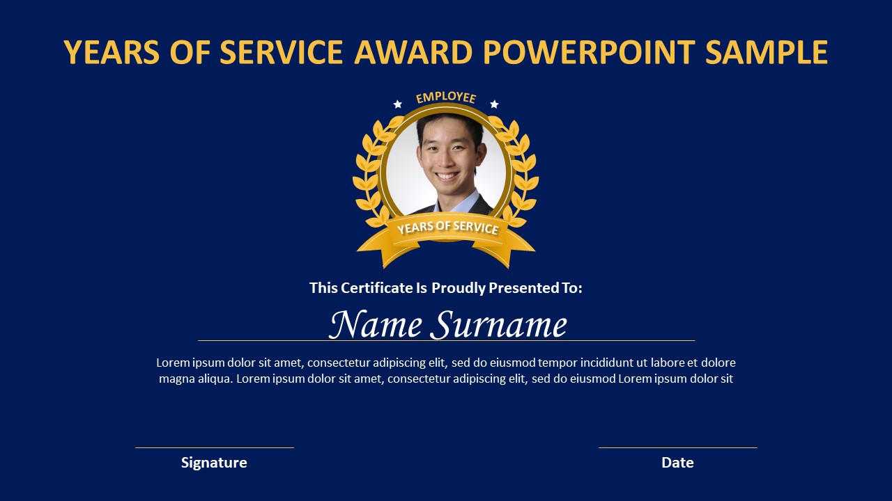 Award Certificate Template