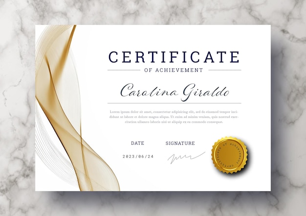 Award Certificate Template