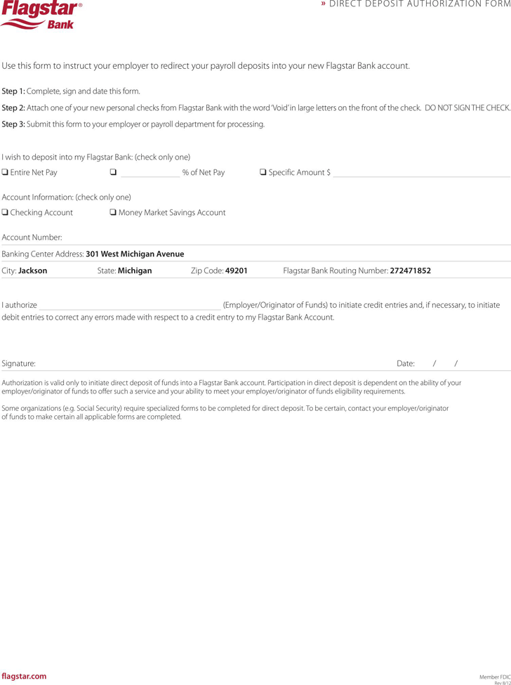 Bank Letter For Direct Deposit