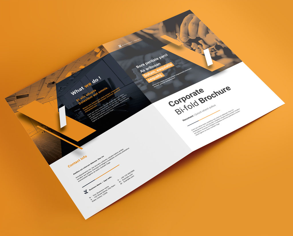 Bi Fold Brochure Template