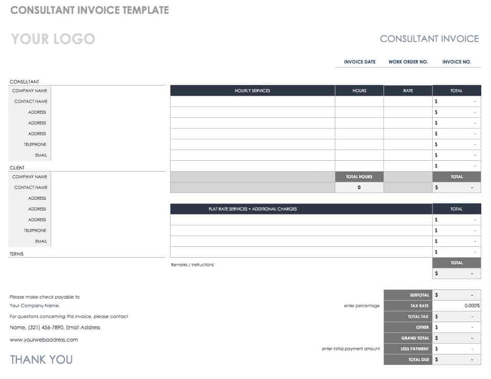 Billing Invoice Template
