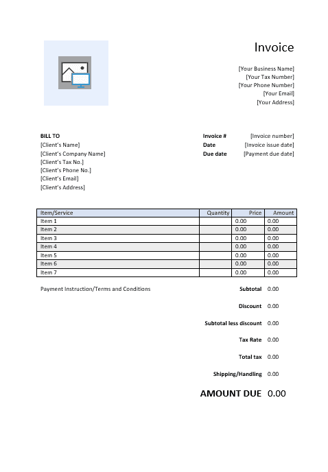 Billing Invoice Template