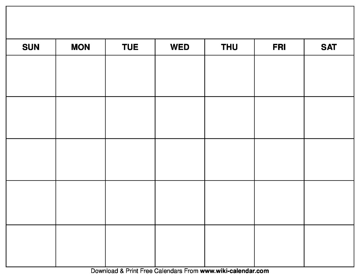 Blank Monthly Calendar Template Sample Blank Monthly Calendar Template Sample