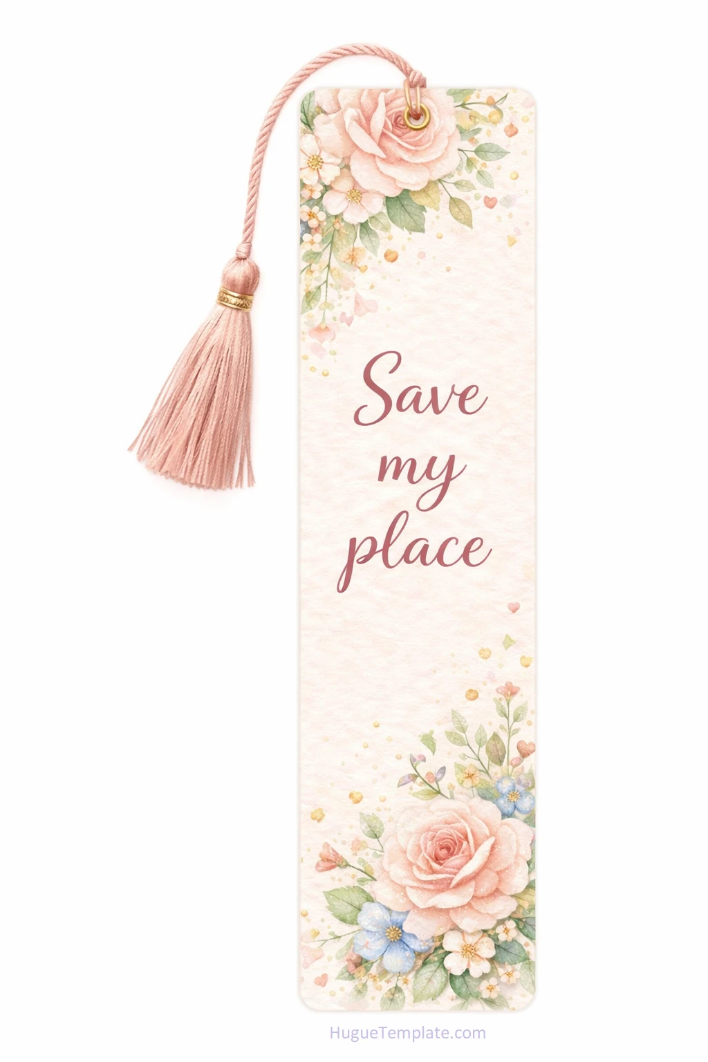 Simple Bookmark Template Word