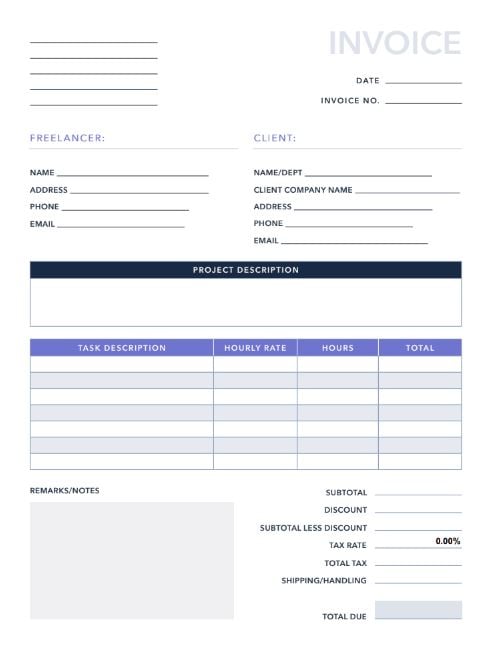 Business Invoice Template
