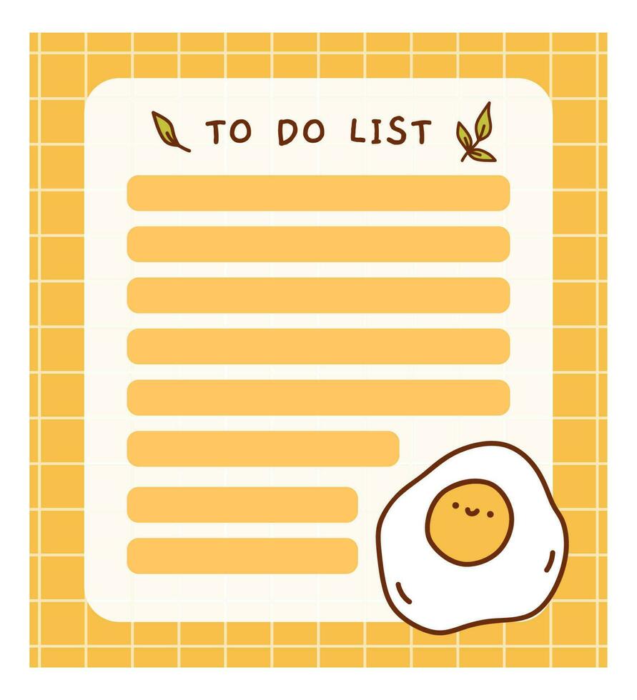 Daily To do List Template