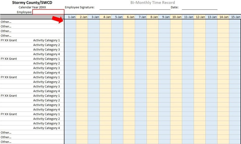 Employee Time Tracking Template (Excel)