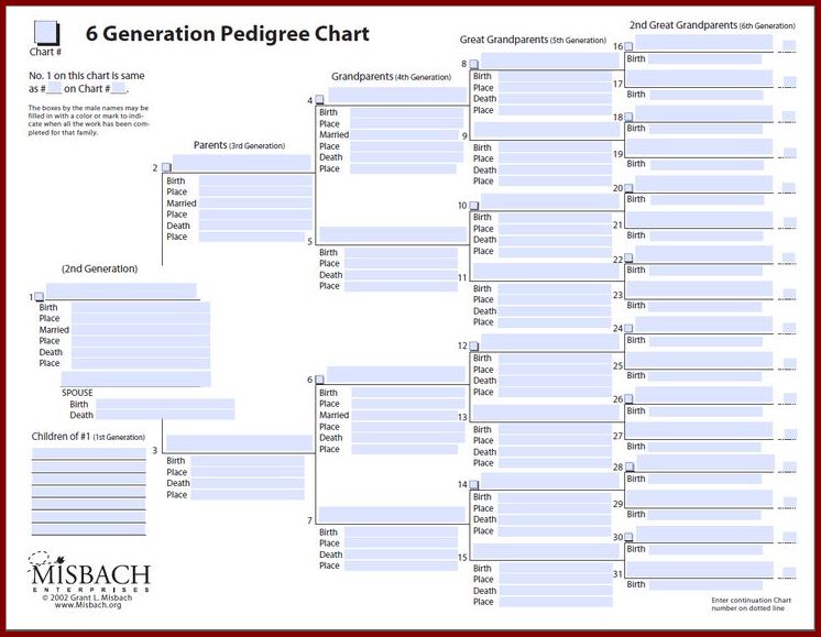 Family Tree Chart Template