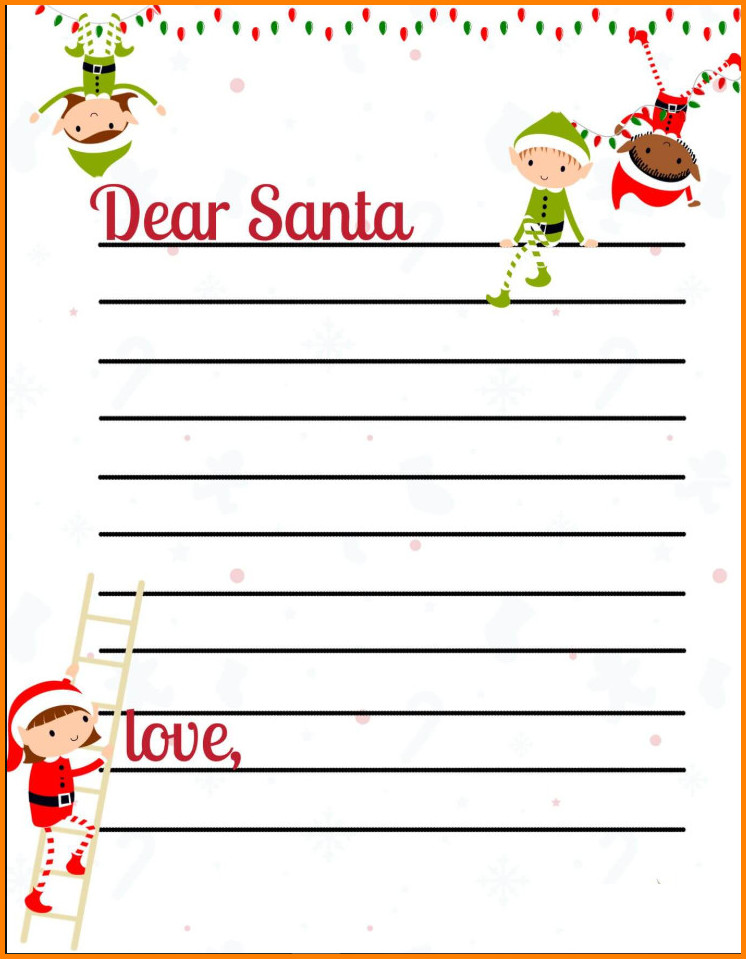 Father Christmas Letter Template Example Father Christmas Letter Template Example