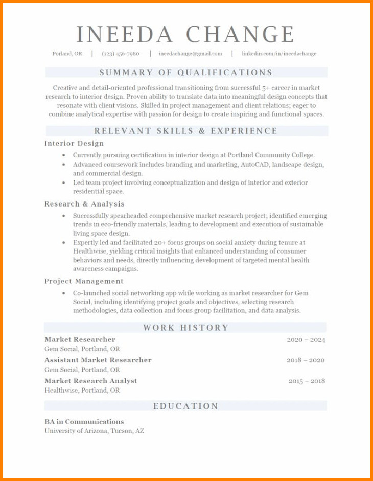 Functional Resume Template Sample Functional Resume Template Sample