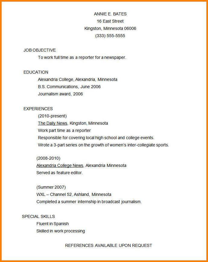 Functional Resume Template Functional Resume Template