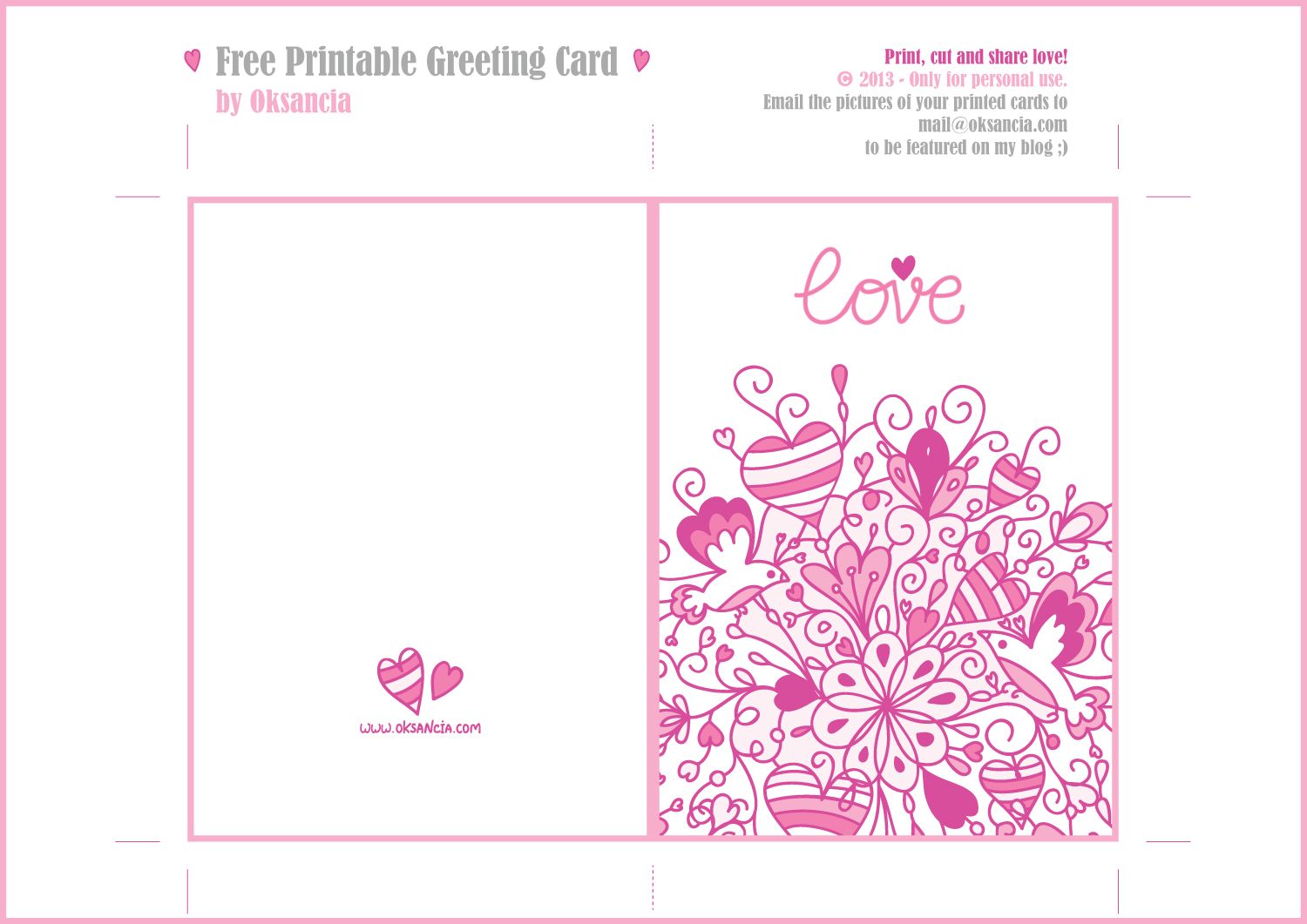 Greeting Card Template Greeting Card Template