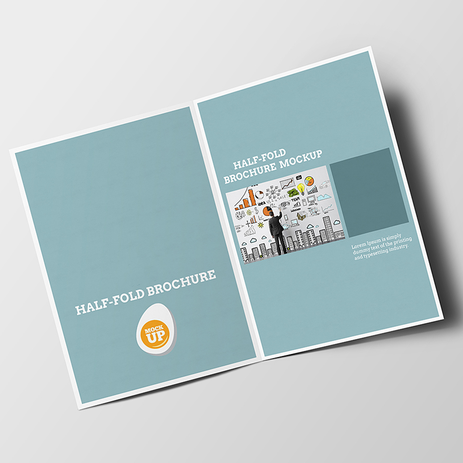 Half Fold Brochure Template