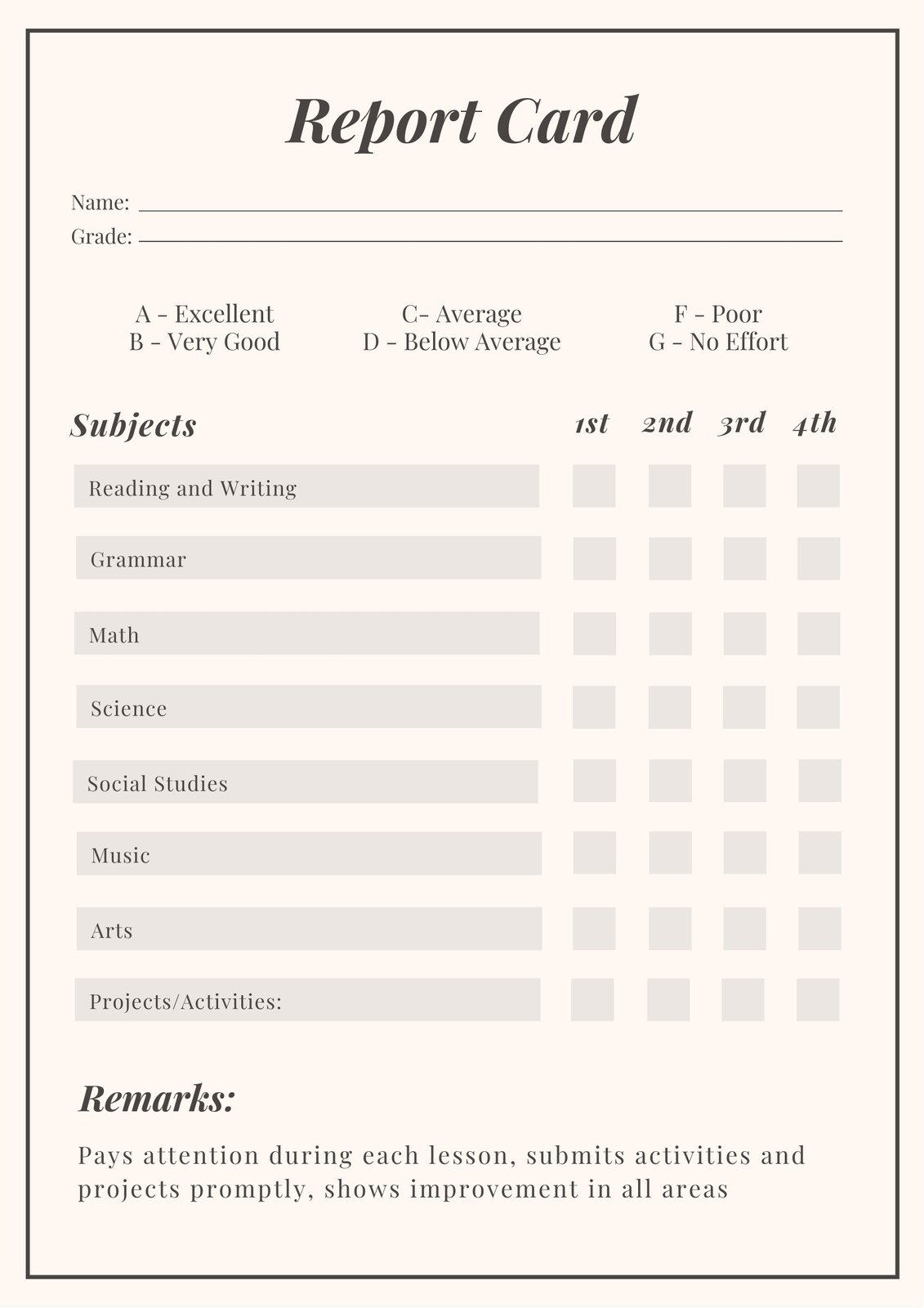 Homeschooling Schedule Template