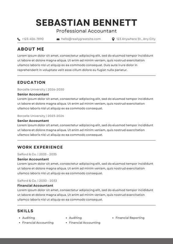 IT Resume Template Sample IT Resume Template Sample
