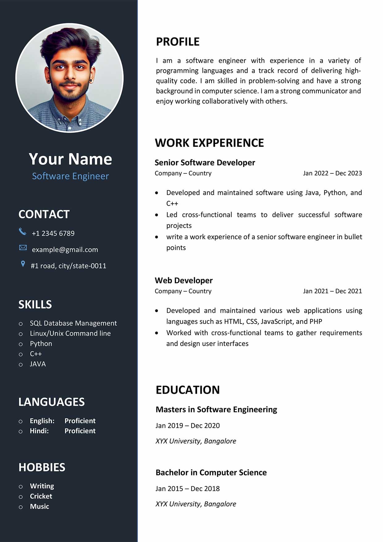 IT Resume Template IT Resume Template