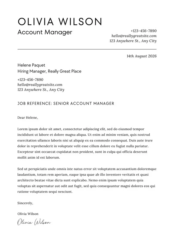 Letter of Interest for a Job Template Sample Letter of Interest for a Job Template Sample