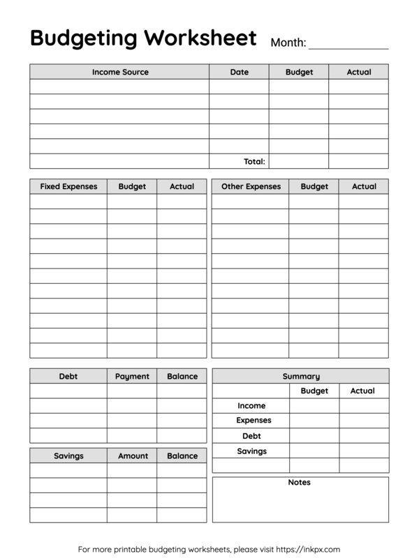 Money Management Worksheet Template Example Money Management Worksheet Template Example