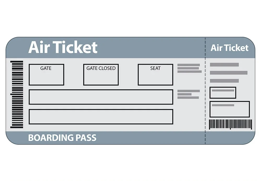 Plane Ticket Template Simple Plane Ticket Template Word