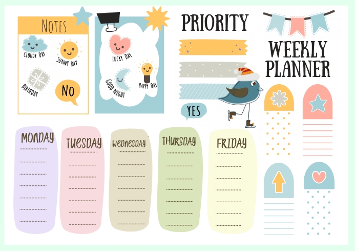 Preschool Schedule Template