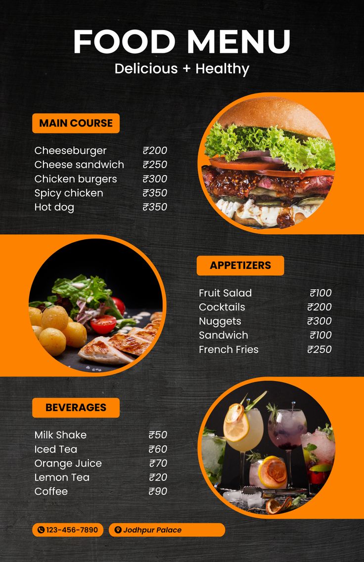 Restaurant Menu Template Example Restaurant Menu Template Example