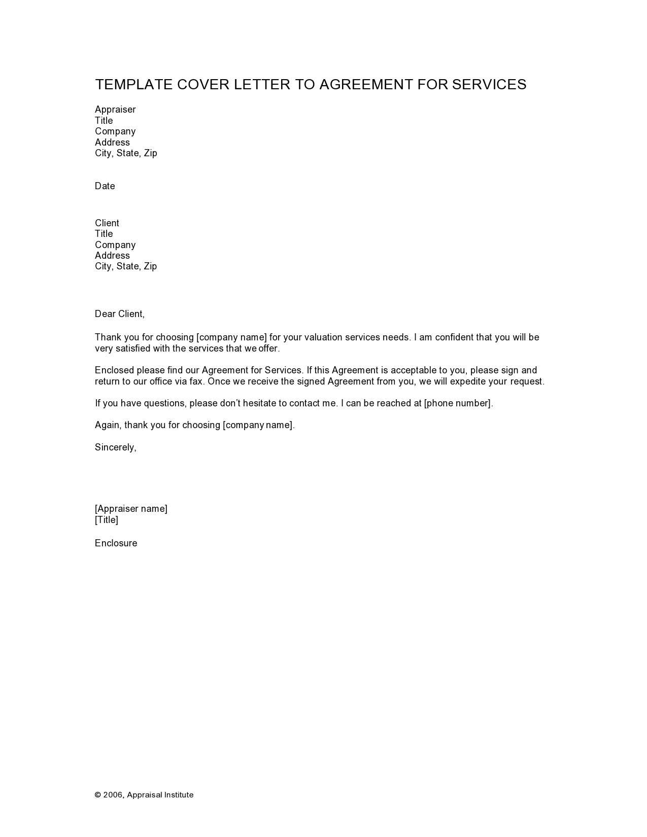 Sample Letter of Agreement Template Sample Letter of Agreement Template