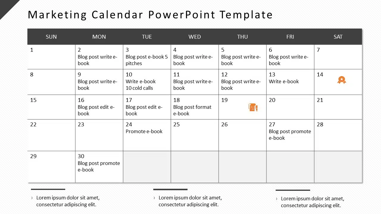 Sample Marketing Calendar Template Sample Marketing Calendar Template