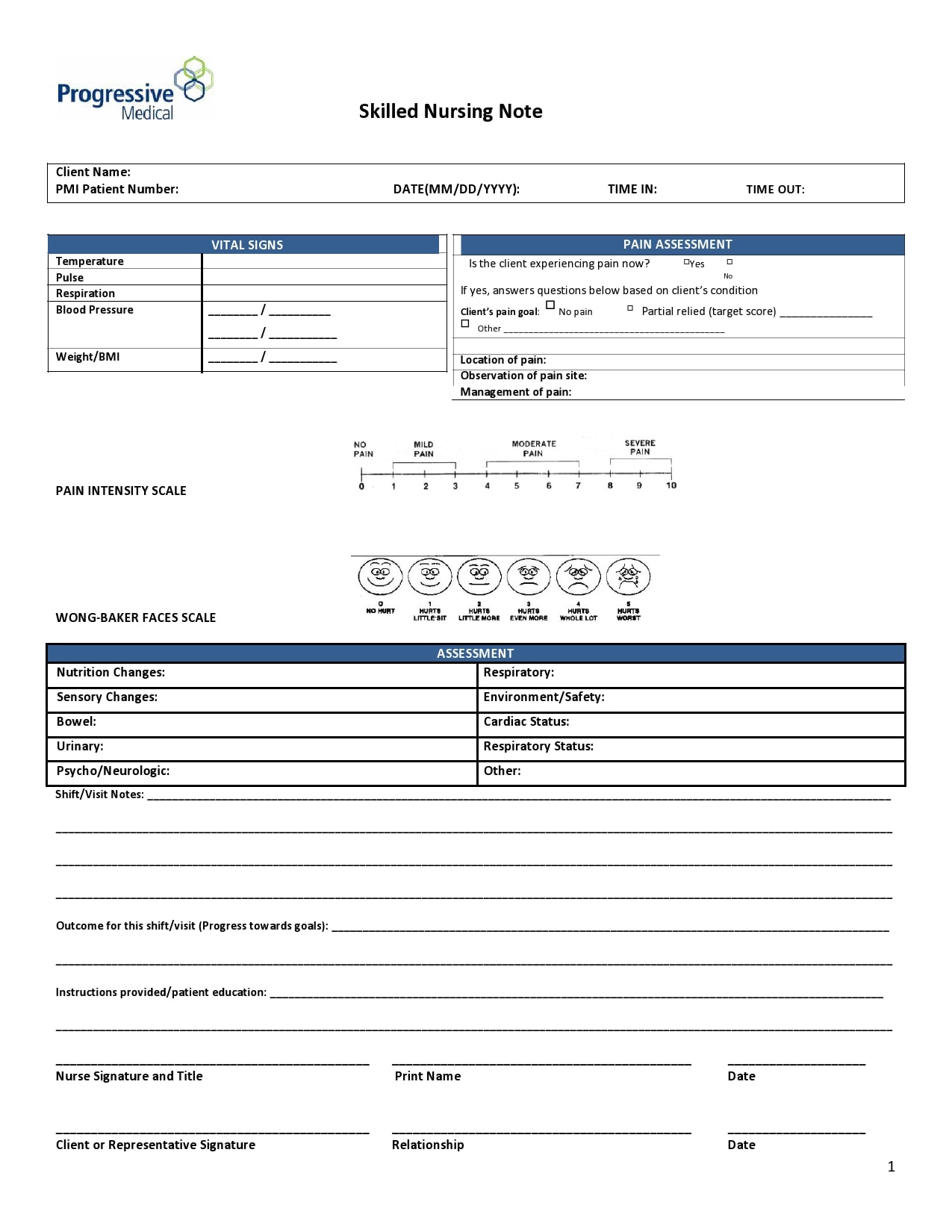 Sample Nursing Notes Template Sample Nursing Notes Template