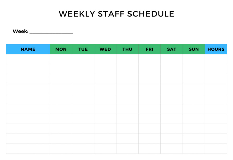 Sample of Availability Schedule Template Sample of Availability Schedule Template