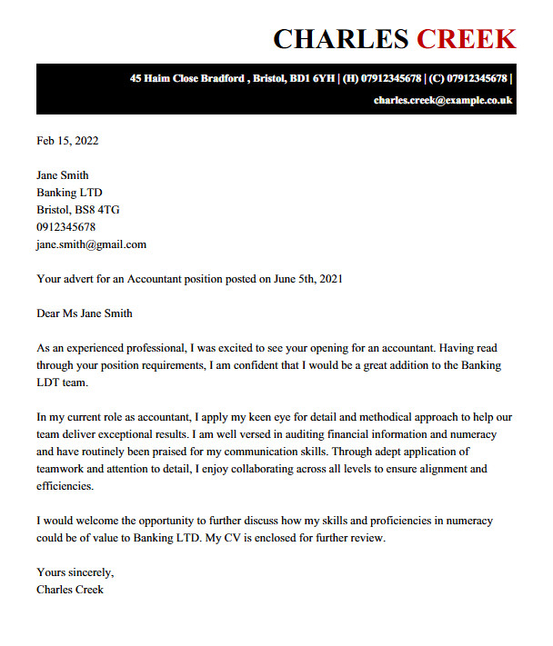 Sample of Job Application Letter Template Sample of Job Application Letter Template