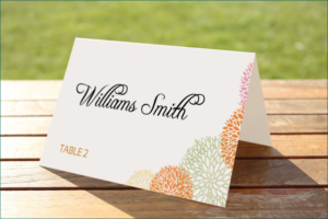 Free Printable Table Card Template