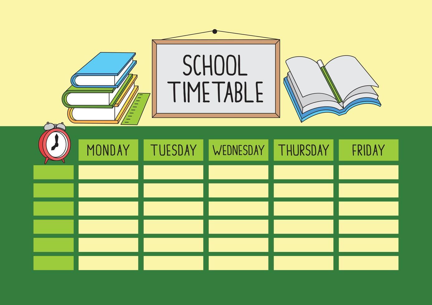 Teaching Schedule Template