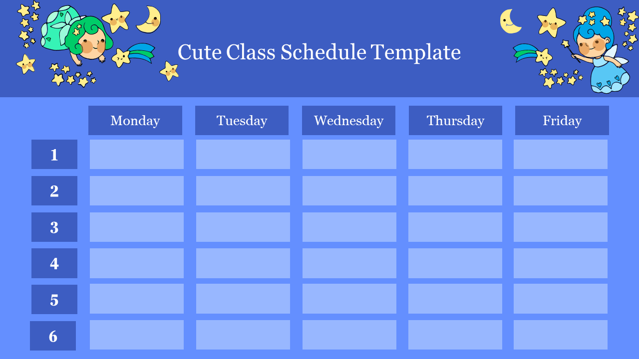 Teaching Schedule Template