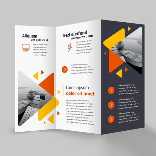 Z Fold Brochure Template