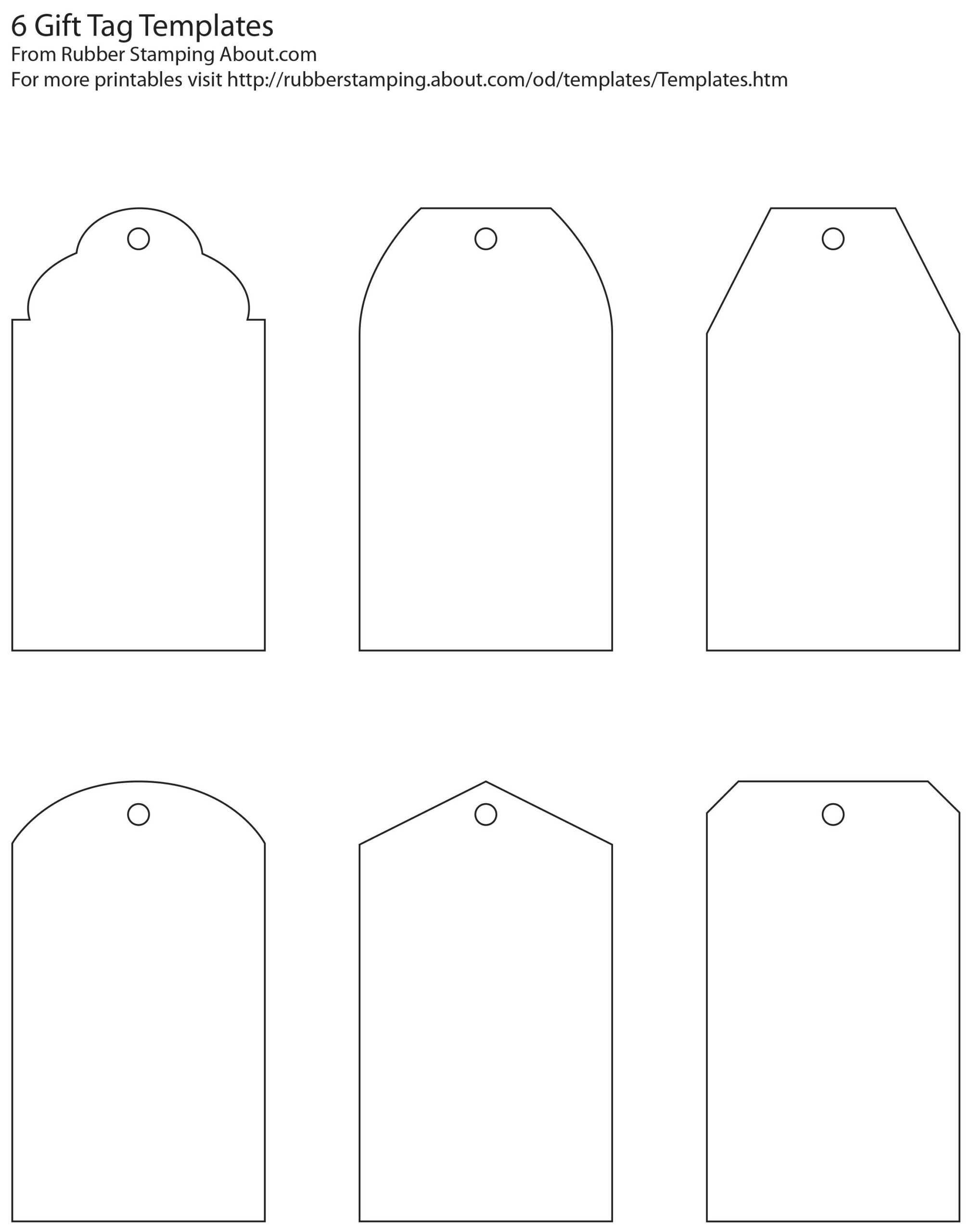 christmas gift tag template