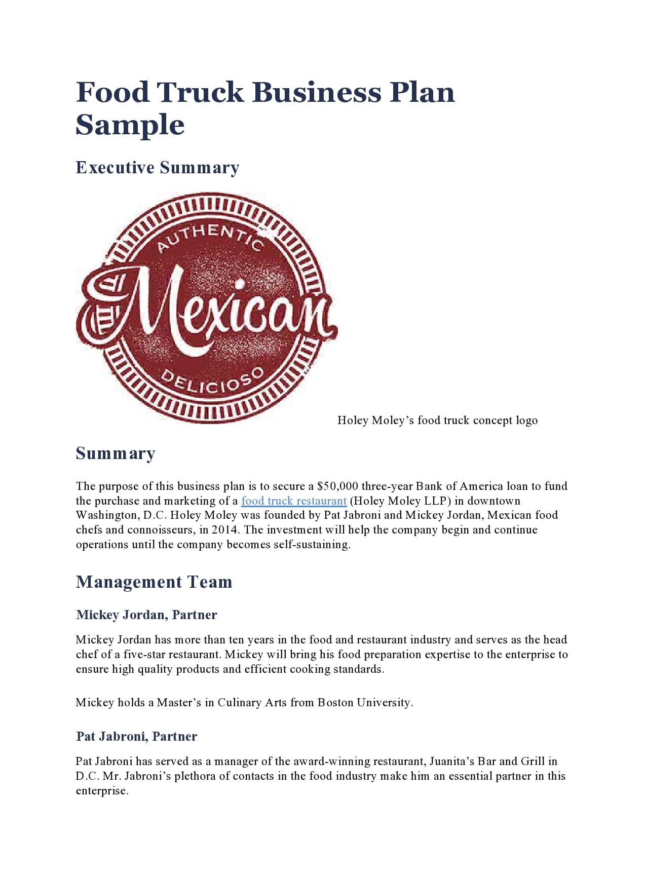 food truck business planner template food truck business planner template
