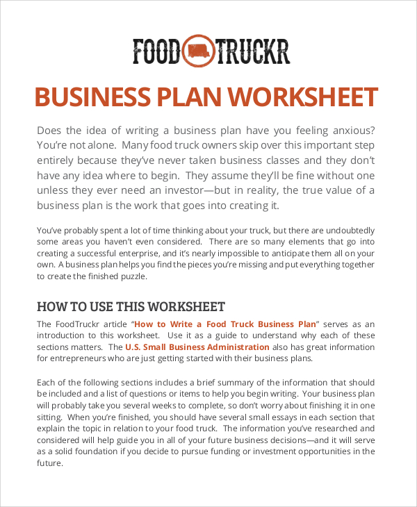 free food truck business plan pdf free food truck business plan pdf