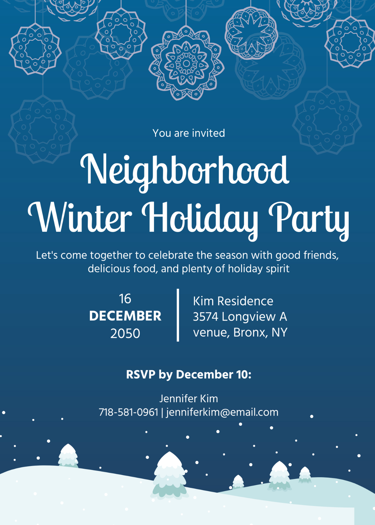 free generic holiday invitation editable free generic holiday invitation editable