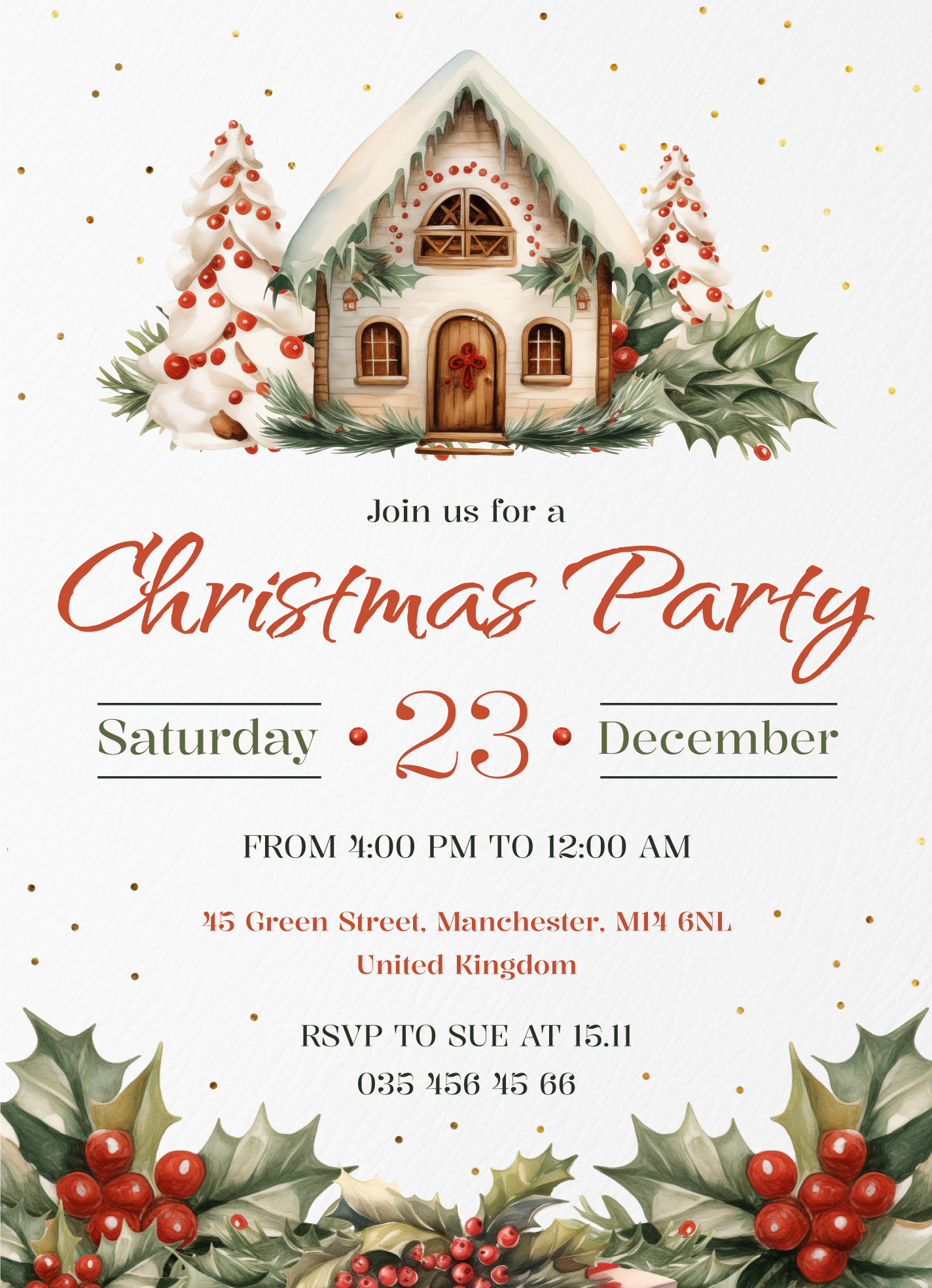 free holiday invitation templates free holiday invitation templates
