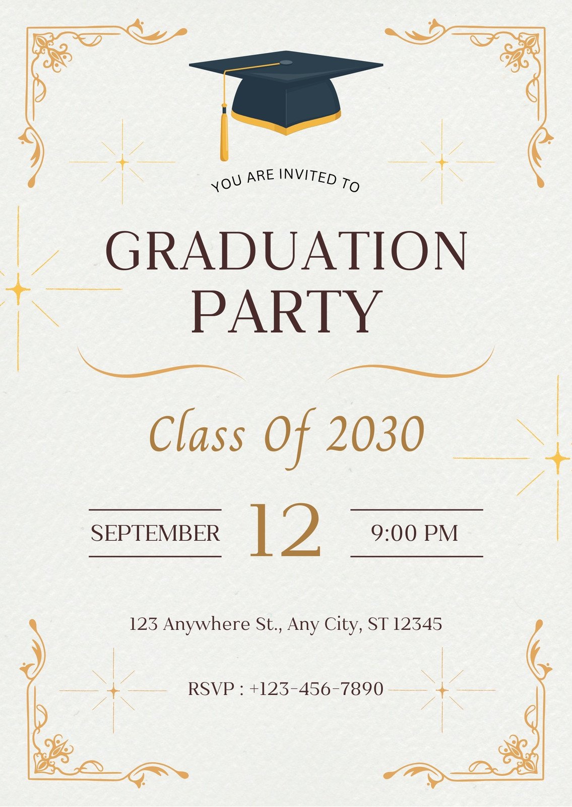 free online graduation invitation templates