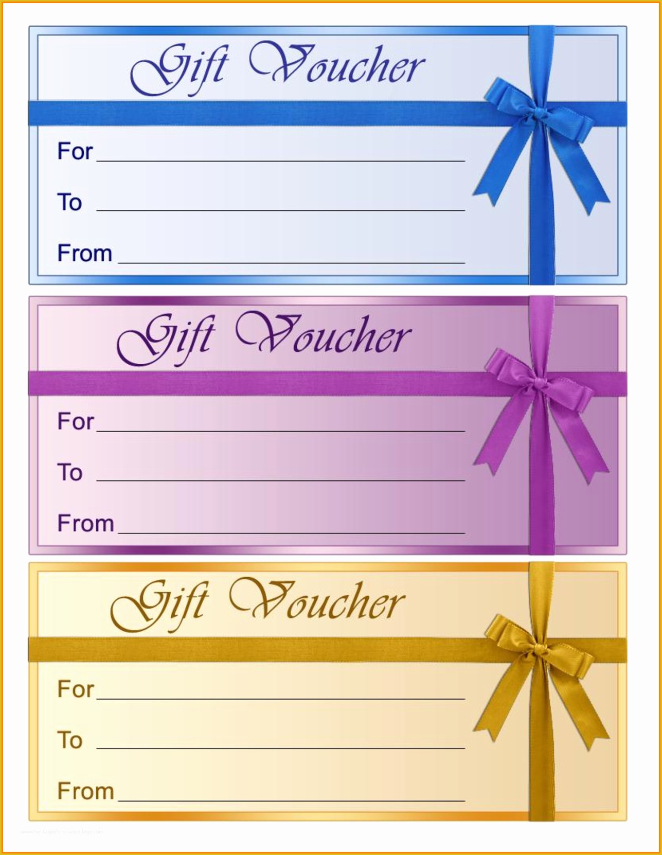 free printable gift voucher