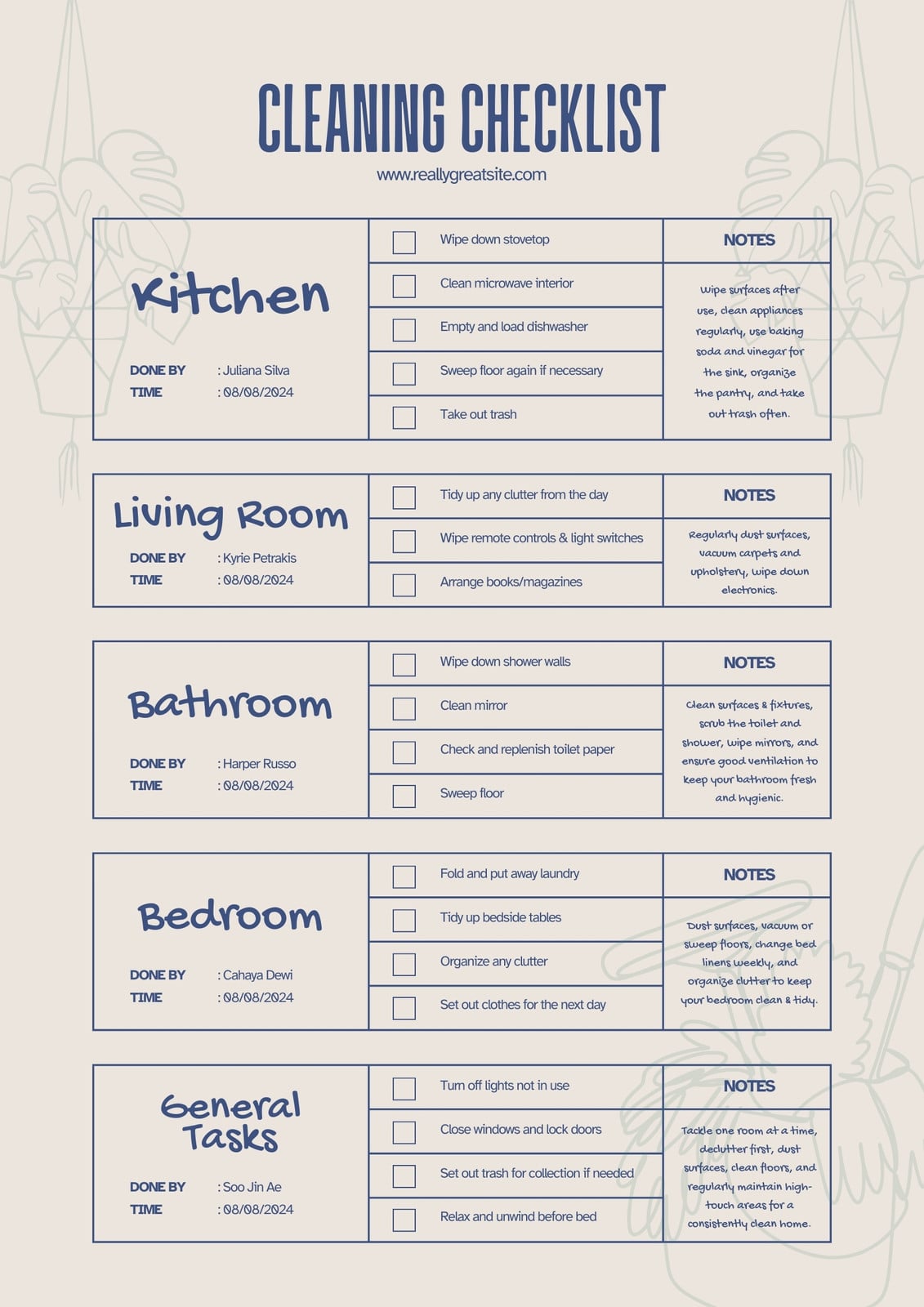 free printable home cleaning checklists free printable home cleaning checklists