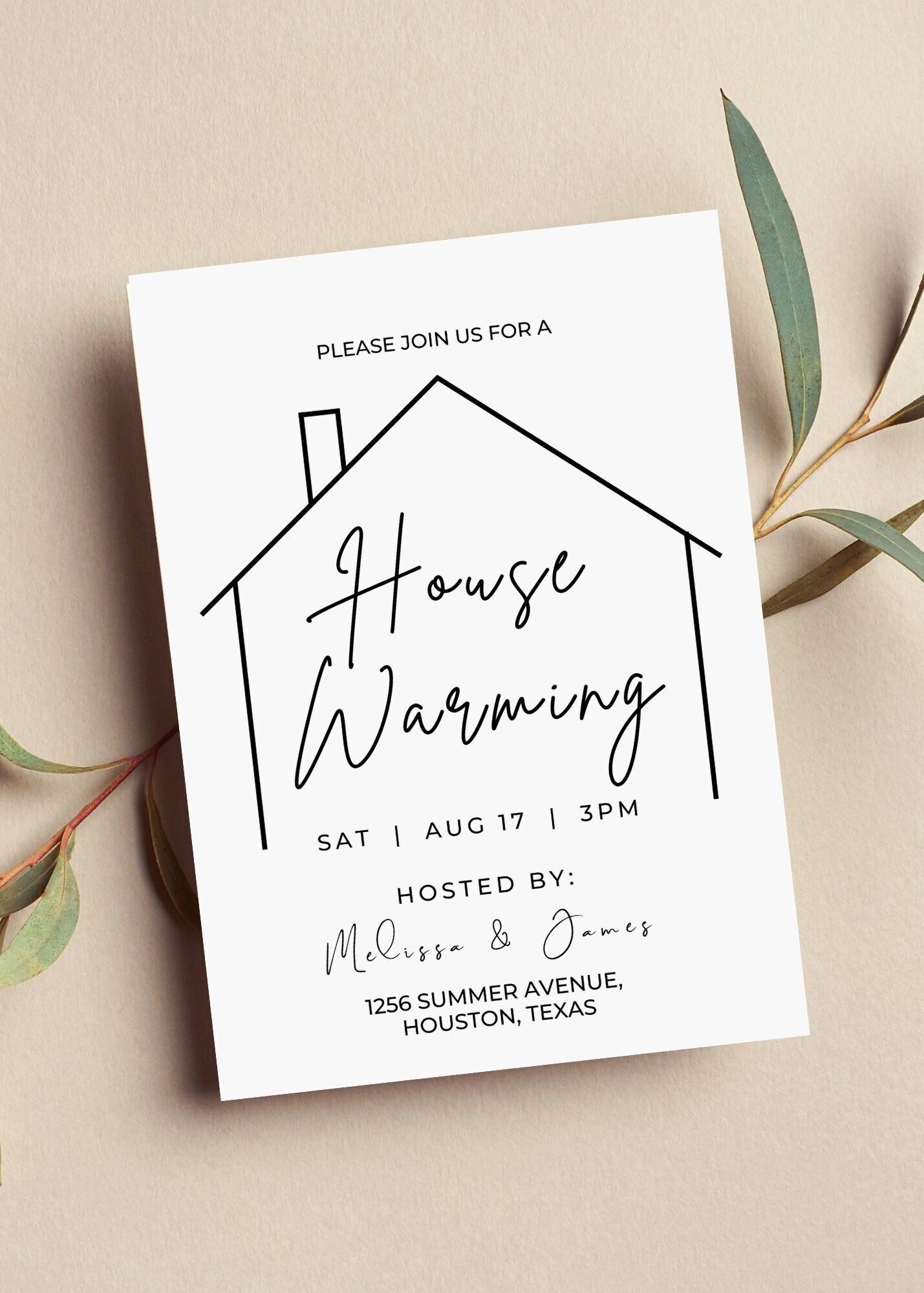 free printable house warming party invitations