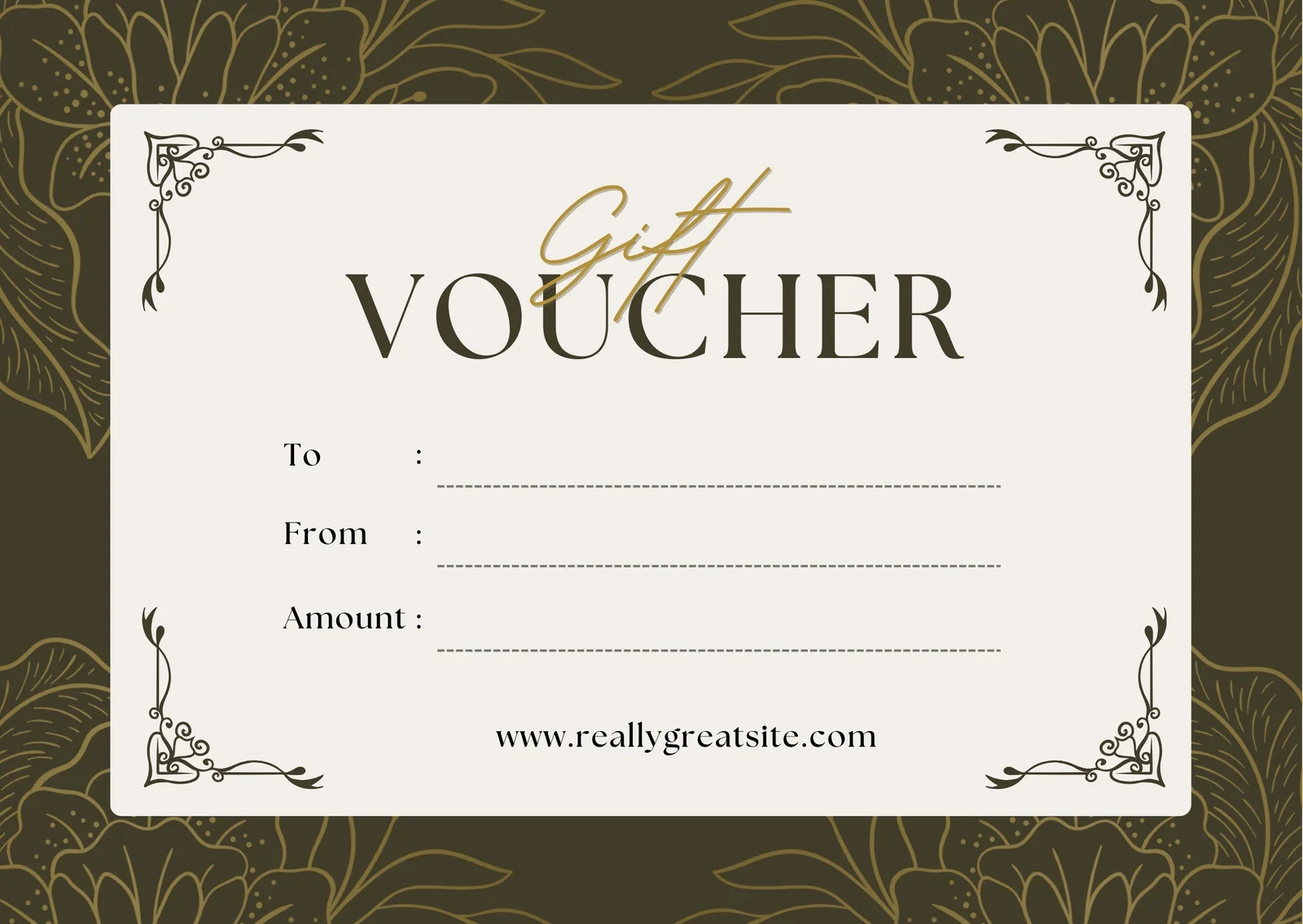 gift certificate template free printable