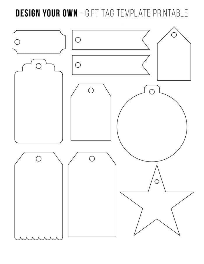 gift tag clip art