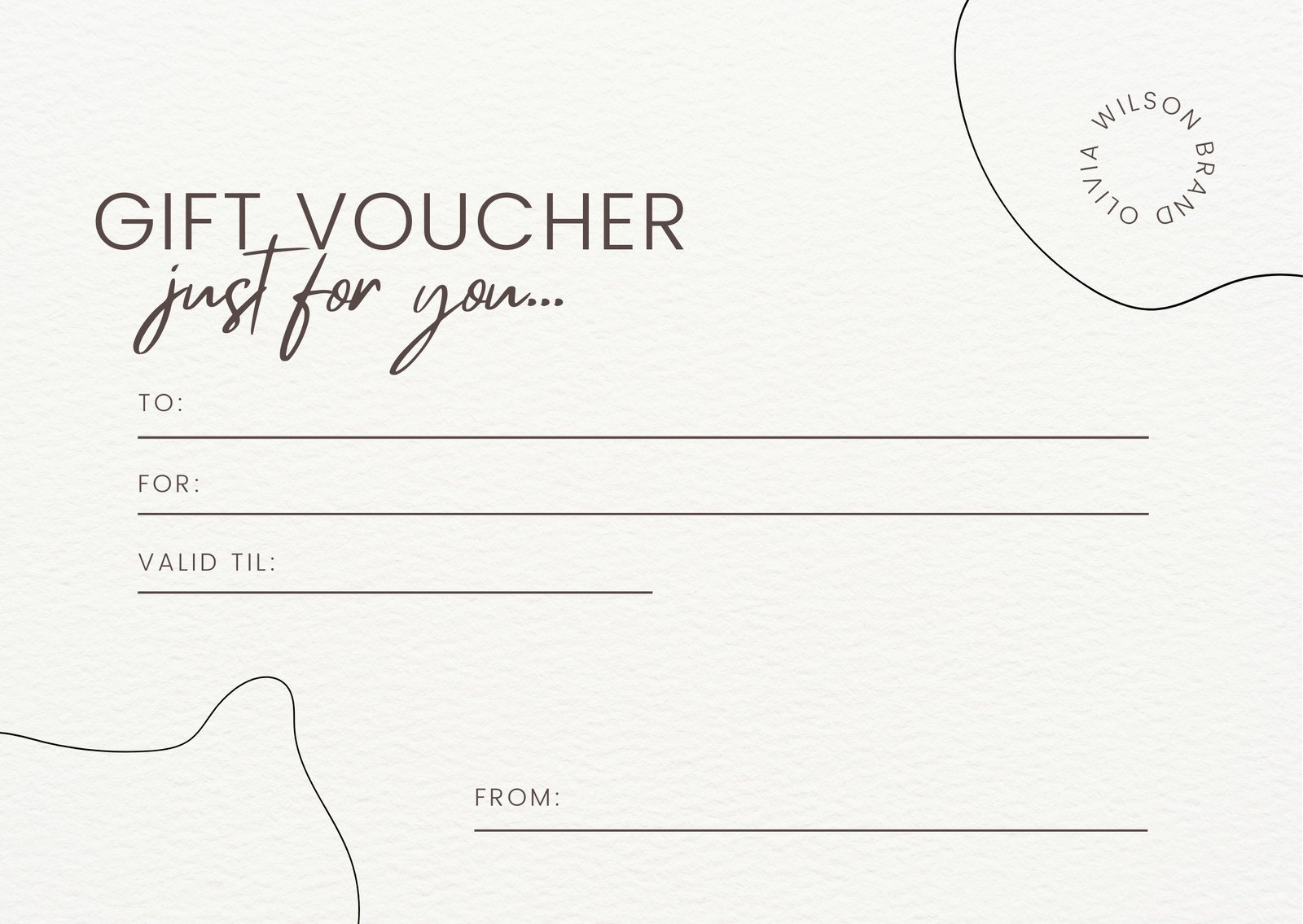 gift voucher template word