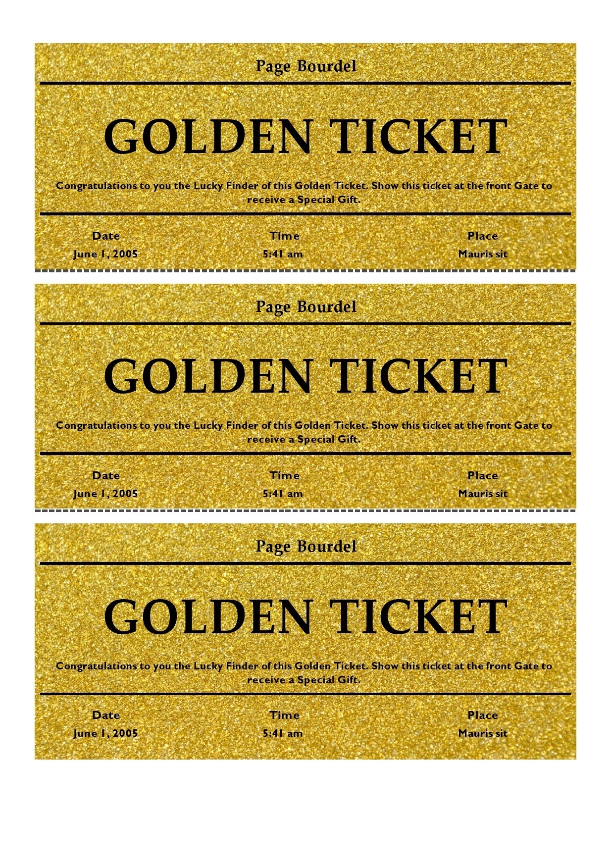 golden ticket image golden ticket image